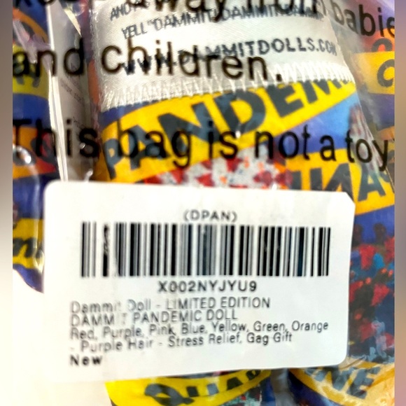 NWT Dammit Doll - Limited Edition Pandemic Doll - Picture 7 of 8